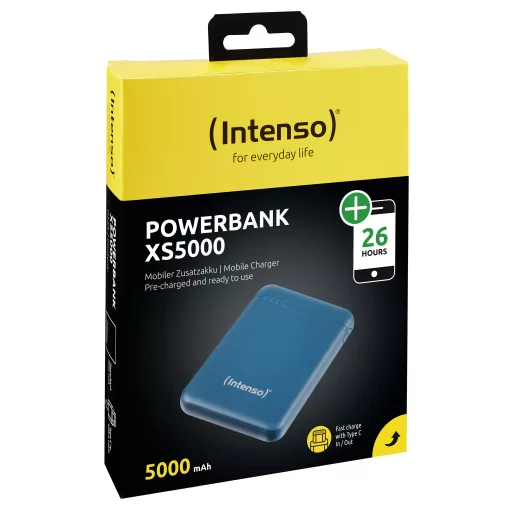Intenso XS5000 Lítium-polimer (LiPo) 5000 mAh Benzin színű