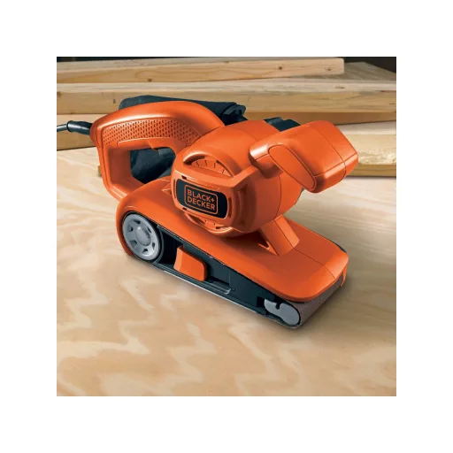 Black & Decker KA86-QS hordozható csiszoló Szalagcsiszoló Narancssárga