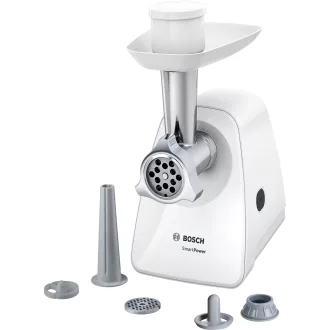   Bosch MFW2520W húsdaráló 1500 W Rozsdamentes acél, Fehér