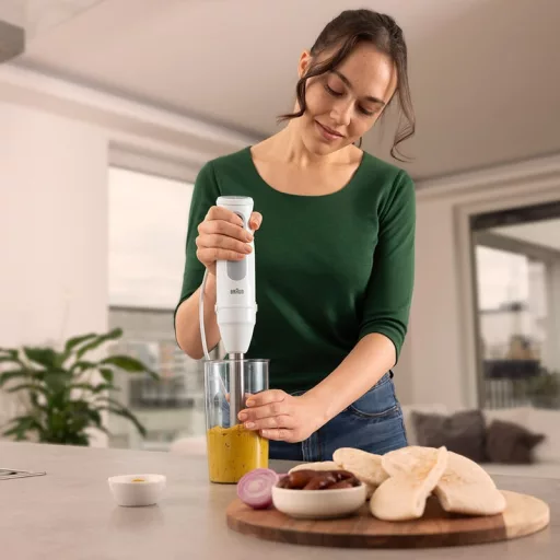 Braun MultiQuick 5 MQ 50001 M Merülő mixer 1000 W Szürke, Fehér
