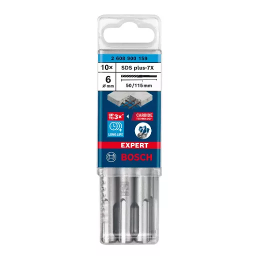 Bosch Expert SDS plus-7X Hammer drill bit 10 db