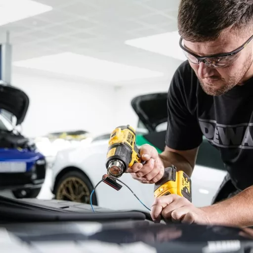 DeWALT DCE530N-XJ hőpisztoly Hőlégpuska 190 liter per perc 530 °C Sárga