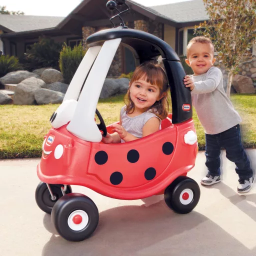 Little Tikes Cozy Coupe Ladybug Lábbal hajtható tolókaros autó