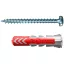 Fischer 545838 horgonycsavar és tipli 100 db Csavar és tipli készlet 30 mm