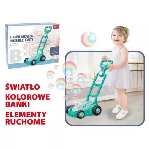 Bubble mower blue