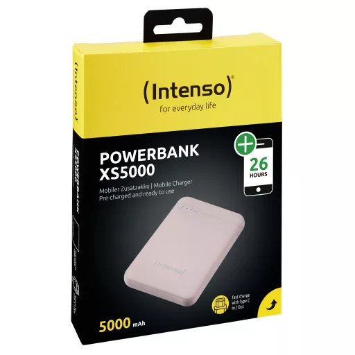 Intenso XS5000 Lítium-polimer (LiPo) 5000 mAh Rózsa