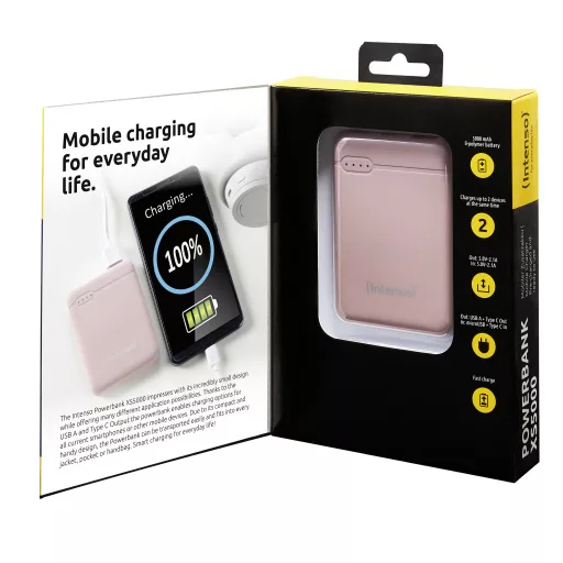 Intenso XS5000 Lítium-polimer (LiPo) 5000 mAh Rózsa