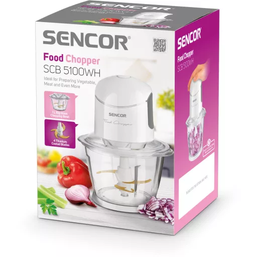 Sencor SCB 5100WH-EUE3 konyhai aprítógép 1 L 800 W Fehér