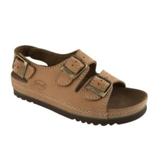 Scholl Air Bag Back Strap Comfortable Sandals Brown 35