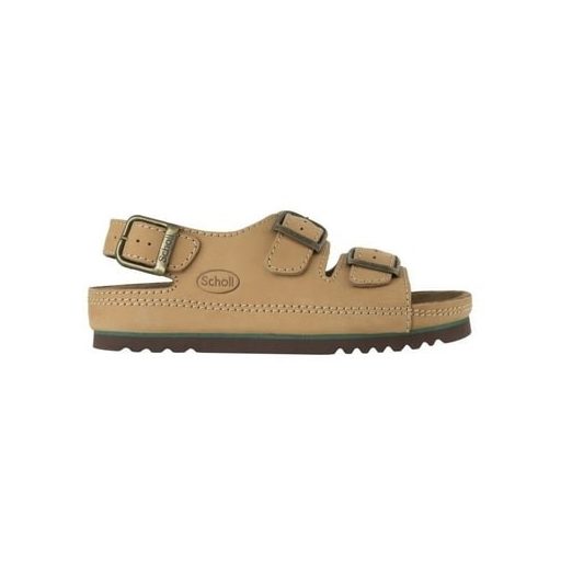 Scholl Air Bag Back Strap Comfortable Sandals Brown 35
