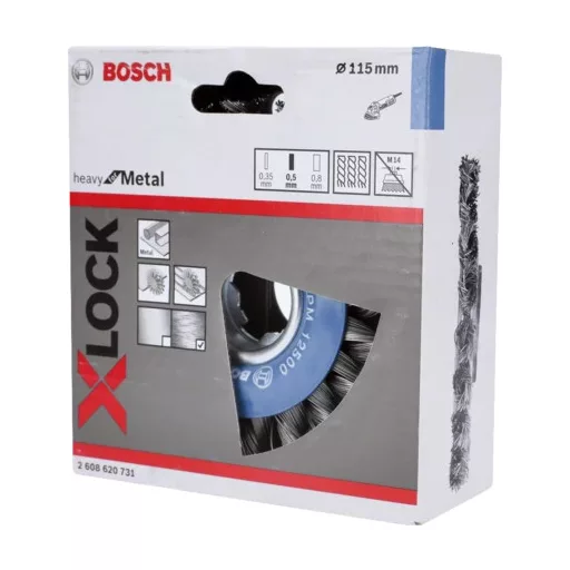 Bosch 2 608 620 731 sarokcsiszoló tartozék Drótkerék