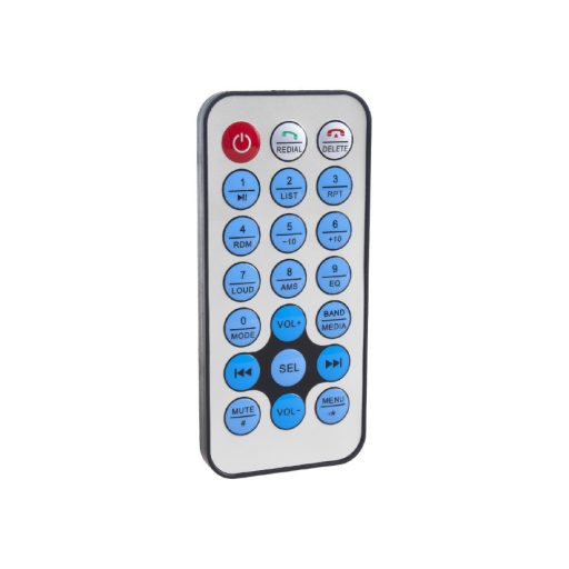 Audiocore AC9100 rádió Autó Digitális Fekete, Vörös