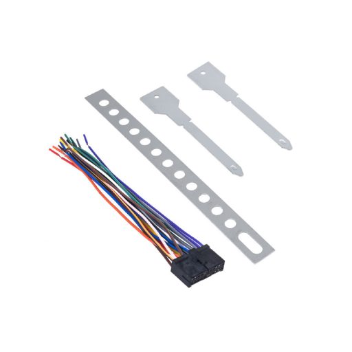 Audiocore AC9100 rádió Autó Digitális Fekete, Vörös