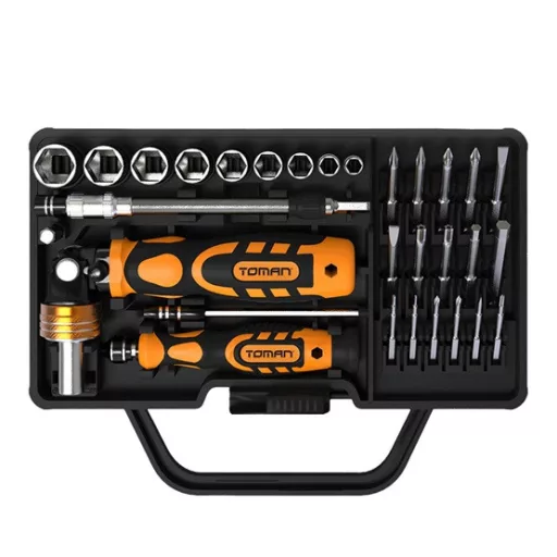 KEZ TT-3100 Precíziós javítószerszám készlet, 31 db-os