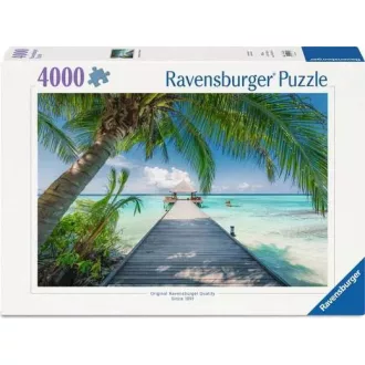 Puzzle Traumstrand auf den Malediven (4000 Teile)