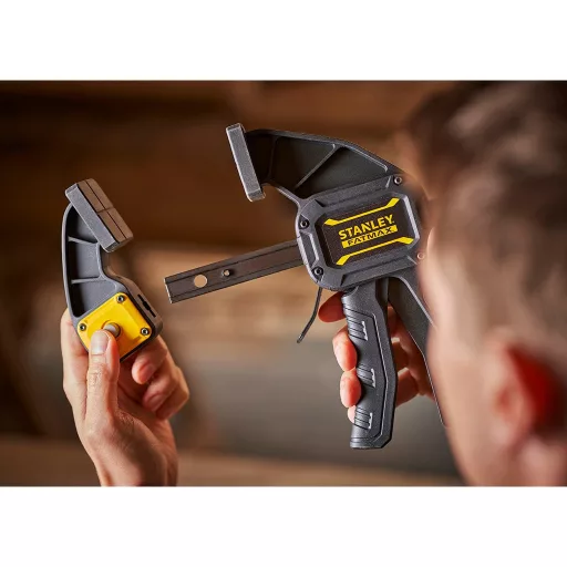 Stanley FATMAX L Gyorsszorító satu 90 cm Fekete, Sárga