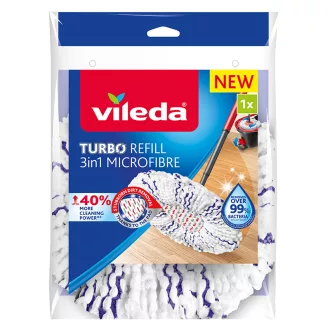  Vileda 4023103227439 felmosó tartozék Felmosófej Kék, Fehér