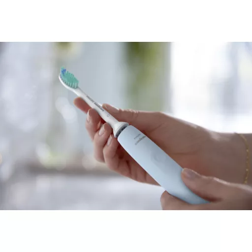 Philips Sonicare 2100 series HX3651/12 elektomos fogkefe Felnőtt Szonikus fogkefe Kék, Fehér