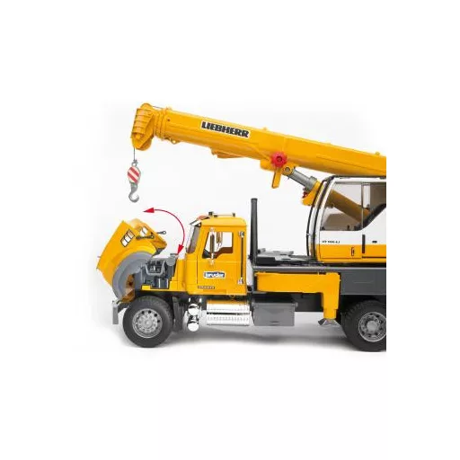 BRUDER MACK Granite Liebherr crane truck