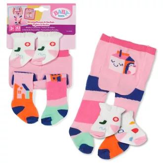   BABY born Tights & Socks 2 assorted 43cm Harisnya játékbabának