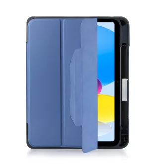   DEQSTER 40-1013766 táblagép tok 27,7 cm (10.9") Lenyitható előlapos Kék