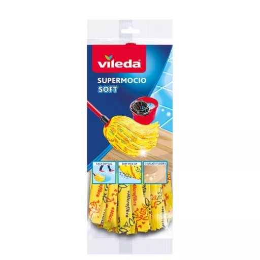 Vileda 4023103094192 felmosó tartozék Felmosófej Vörös, Sárga