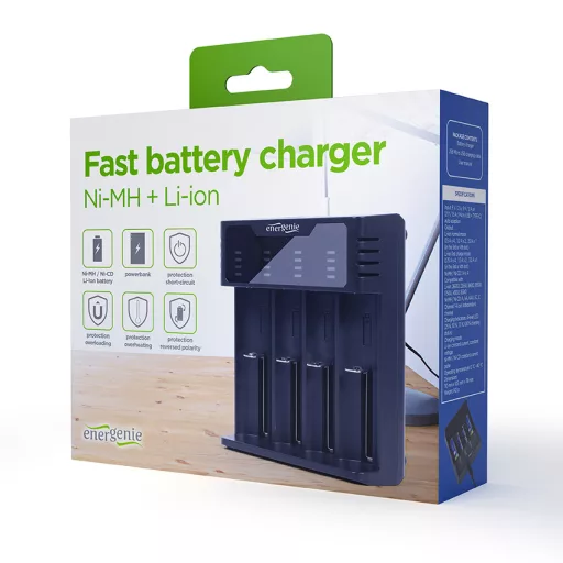 Gembird BC-USB-02 akkumulátor töltő Háztartási elem