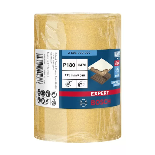 Bosch Expert C470 Csiszolótekercs Finomszemcsés P180 1 db