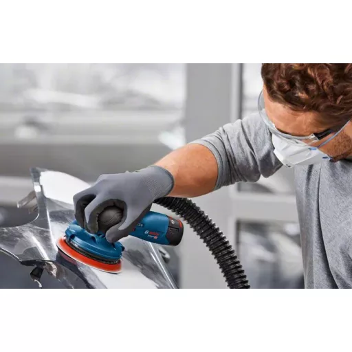 Bosch GEX 12V-125 Professional Forgólapos csiszoló 10000 RPM 20000 OPM Fekete, Kék, Vörös