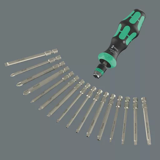Wera Kraftform Kompakt 60 RA-R Imperial 1 Többféle csavarbehajtós csavarhúzó Egyenes csavarhúzó