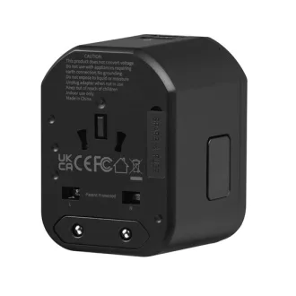   CHG Volkano Worldwide Series utazó töltőadapter PD 20W + QC