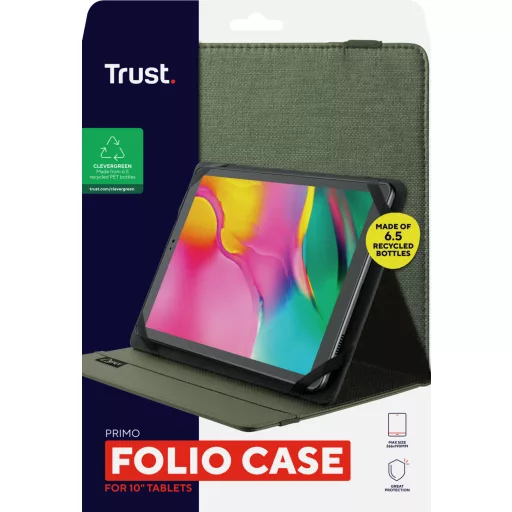 Trust Primo 25,4 cm (10") Oldalra nyíló Zöld