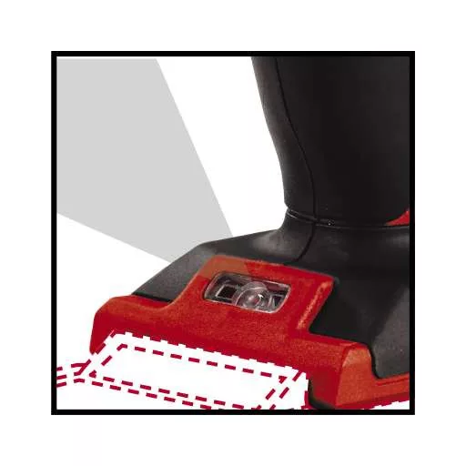 Einhell TC-CD 18/35 Li - Solo 550 RPM 970 g Fekete, Vörös