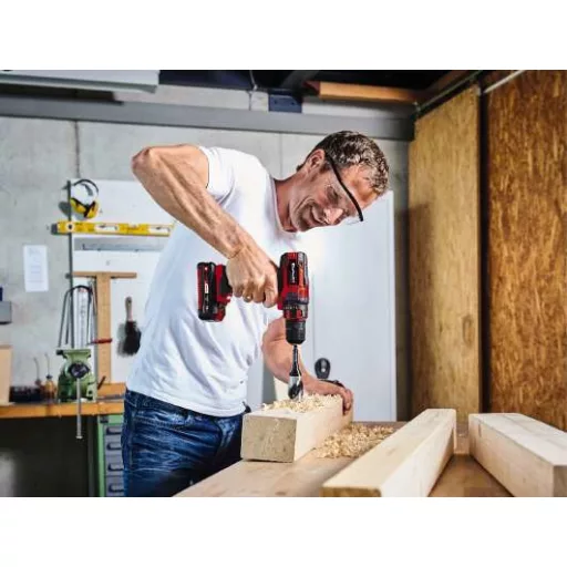 Einhell TC-CD 18/35 Li - Solo 550 RPM 970 g Fekete, Vörös