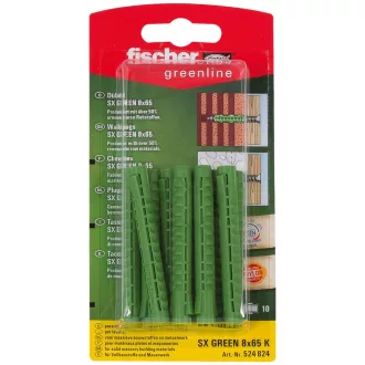   Fischer 524824 horgonycsavar és tipli 10 db Bővítő kapcsolathely 65 mm