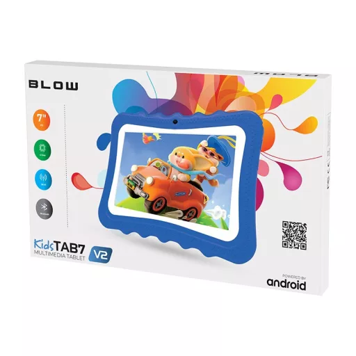 Tablet KidsTAB7 V2 4/32GB blue case camera 2MP
