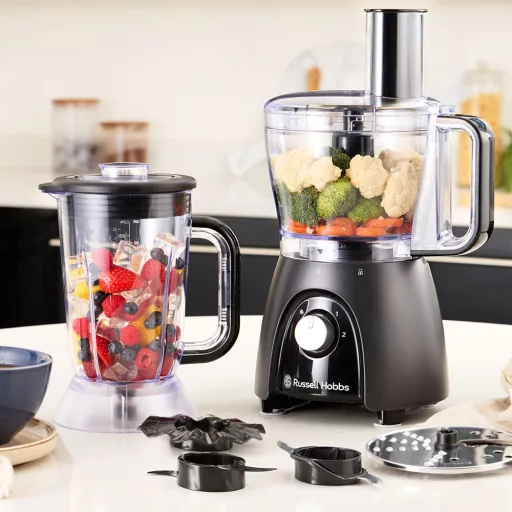 Russell Hobbs 27111-56 darálógép 600 W 2,3 L Fekete, Átlátszó