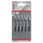 Bosch 2 608 630 310 lombfűrész, kanyarítófűrész és szablyafűrész lap Lombfűrész penge Magas szén-acél (HCS) 5 db