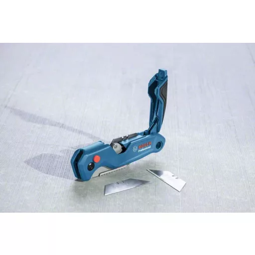 Bosch 1 600 A02 7M4 vágókés Kék, Rozsdamentes acél Összecsukható kés