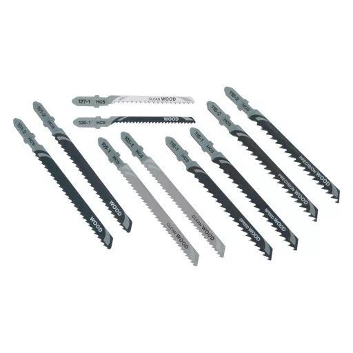 DeWALT DT2290-QZ lombfűrész, kanyarítófűrész és szablyafűrész lap Lombfűrész penge High-Speed Steel (HSS) 10 db