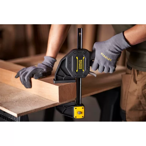 Stanley FATMAX XL C-kampó 15 cm Fekete, Sárga
