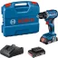 Bosch GSR 18V-45 1900 RPM 900 g Fekete, Kék, Vörös
