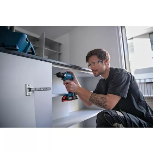 Bosch GSR 18V-45 1900 RPM 900 g Fekete, Kék, Vörös