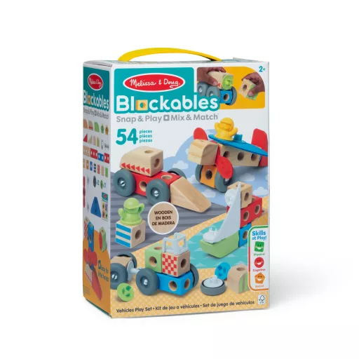 Melissa & Doug MDT BBN Blockables Vehicles GML