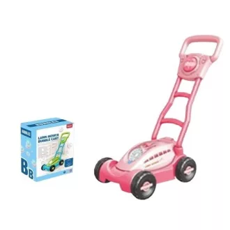 Soap bubble mower light b/o, pink