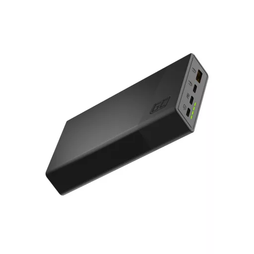 Green Cell PBGC03S külső akkumulátor Lítium-polimer (LiPo) 20000 mAh Fekete