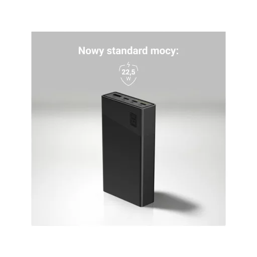 Green Cell PBGC03S külső akkumulátor Lítium-polimer (LiPo) 20000 mAh Fekete