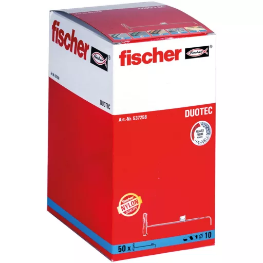 Fischer 537258 horgonycsavar és tipli 50 db Csavar és tipli készlet 50 mm