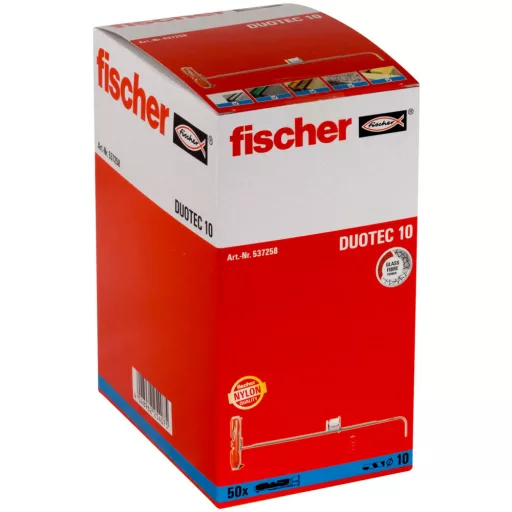 Fischer 537258 horgonycsavar és tipli 50 db Csavar és tipli készlet 50 mm