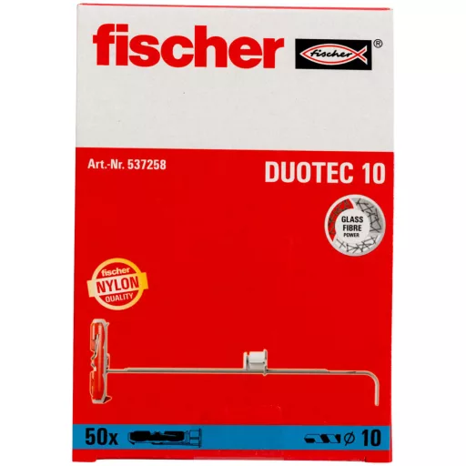 Fischer 537258 horgonycsavar és tipli 50 db Csavar és tipli készlet 50 mm